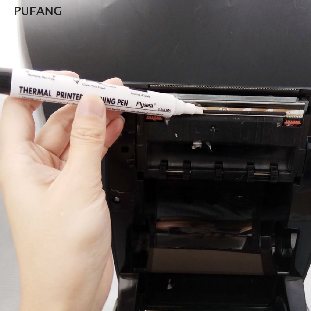 PUFANG Printhead ปากกาทําความสะอาดพิมพ์ ปากกาบํารุงรักษาสําหรับเครื่องพิมพ์ความร้อน Universal