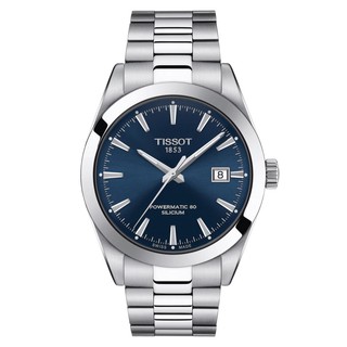 Tissot Gentleman Automatic ทิสโซต์ เจนเทิลแมน สีน้ำเงิน เงิน T1274071104100 นาฬิกาผู้ชาย