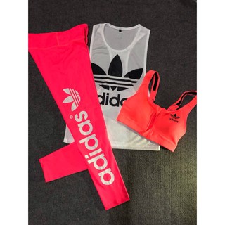 ชุดออกกำลังกาย ADIDAS  SET 3 ชิ้น มีหลายสี