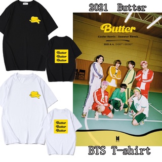 เสื้อยืดพิมพ์ลาย Bts Butter Album แฟชั่น 2021 bt