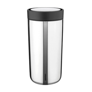 Steltonแก้วเก็บเย็น-ร้อน รุ่น Stelton To Go Click Mug 0.4L, Steel