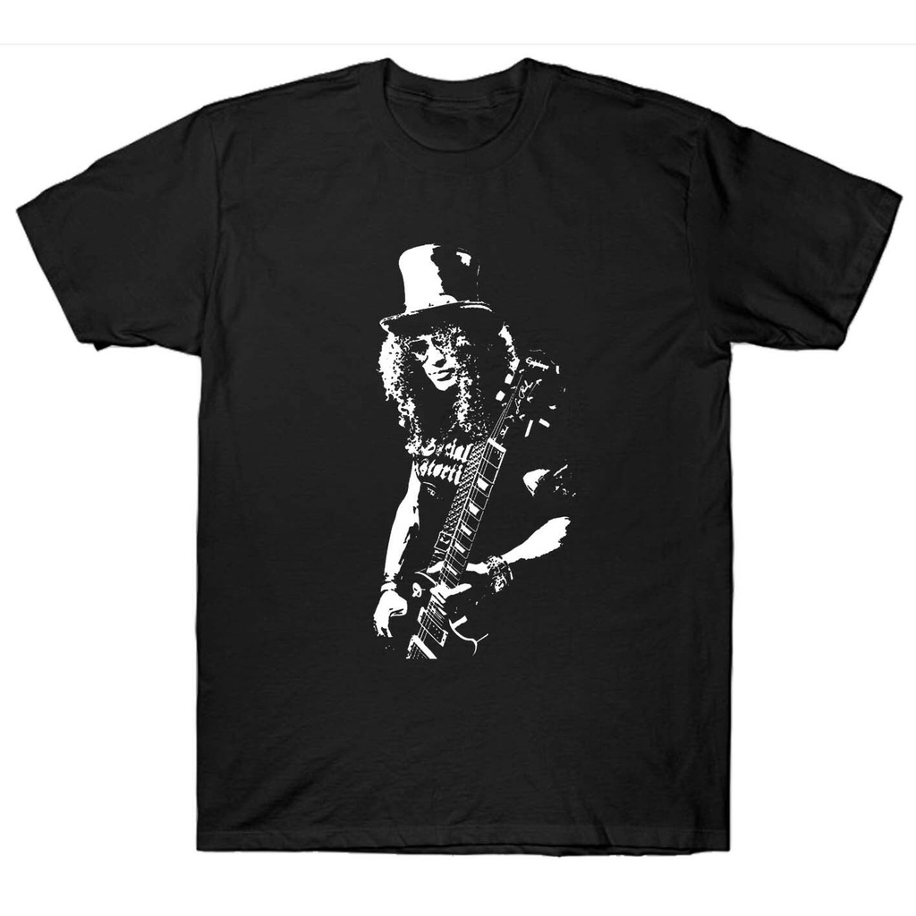 Slash Guitarist Guitar 1970S 1980S Retro Tshrit