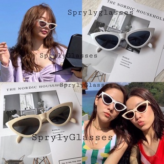 แว่นตากันแดด ทรง Cateye Sunglasses UV 400 สวยเก๋มากคร้า