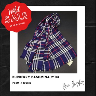 Burberry PASHMINA 2103 PASHMINA แบรนด์นําเข้า ฮิญาบผู้หญิง