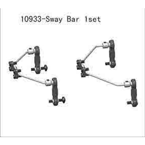VRX RC รถอะไหล่ 10933 Sway bar 1 ชุด Fit VRX Racing 1/10 Scale Touring รถ RH1025/1026/1003/1004