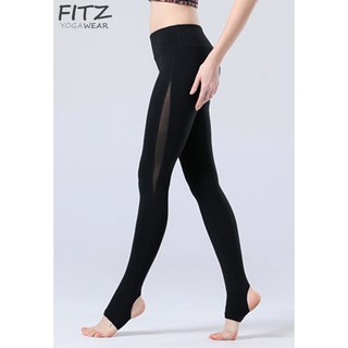 กางเกงโยคะ FITZ - Long Legging - Feel Toe - Black