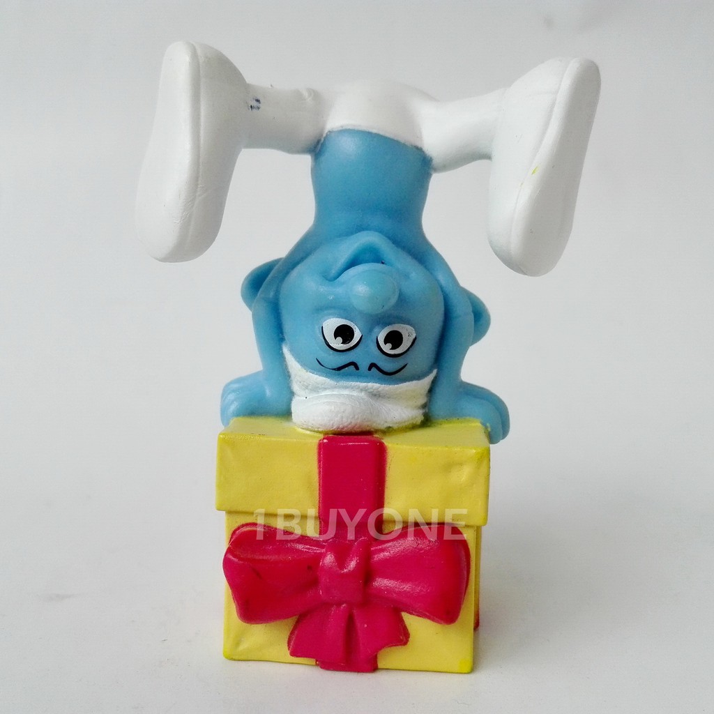 โจ้กกี้ สเมิร์ฟ ของเล่นแมค แมคโดนัล ฟิกเกอร์ โมเดล อนิเมะ Jokey Smurf FIGURE Model McDonald's ของแท้