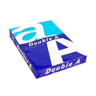 Double A กระดาษถ่ายเอกสาร F14 80 แกรม 500 แผ่น เครื่องเขียน อุปกรณ์สำนักงาน โรงเรียน งานพิมพ์