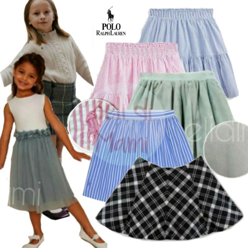 Polo R*lph Lauren - กระโปรงเด็ก ขนาด 2, 3, 4, 5, 6 ปี