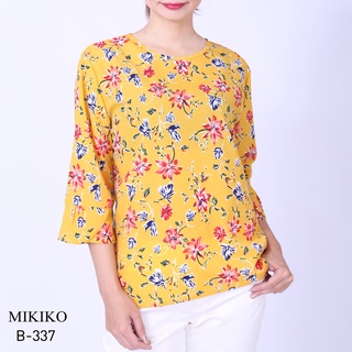 MIKIKO Blouse MI-B337 จินจีร่า แขนยาว IGPU17-SL6