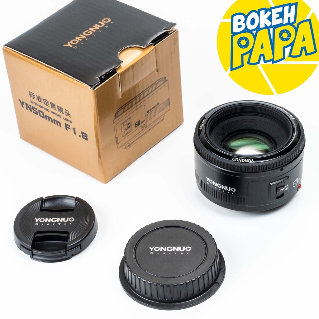 Yongnuo 50mm F1.8 เลนส์ออโต้โฟกัส สำหรับใส่กล้อง Canon DSLR ( YN AUTO FOCUS Lens 50mm F1.8 ) Canon EF Mount / EF-S Mount