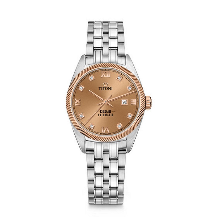 Titoni Luxury Ladies Watch - Cosmo Model: 818 SRG-653