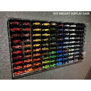 ตู้โชว์รถสเกล 1:64 อะคริลิค 100ช่อง