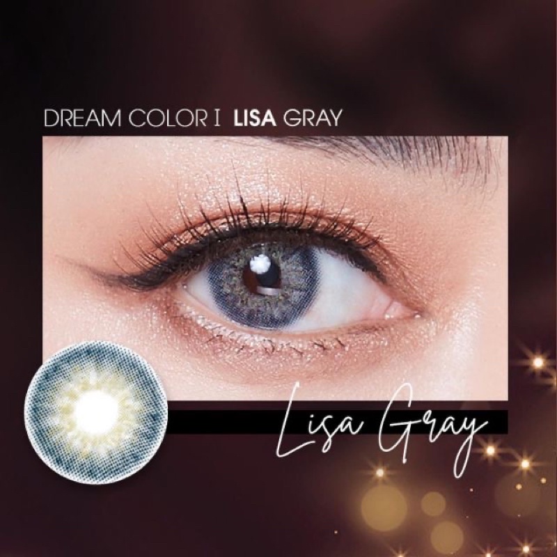 🔮คอนแทคเลนส์Dreamcolor1🔮รุ่น Lisa แบบค่าสายตาสั้น
