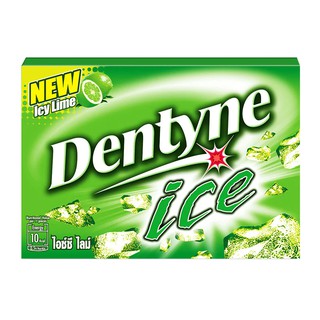 เดนทีนหมากฝรั่งไอซ์รสไอซ์ซีไลม์ 11.2กรัม Dentyne Gum Ice Ice Lime Flavor 11.2g.