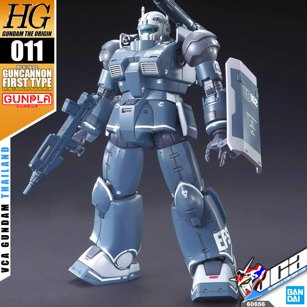 Bandai Gunpla High Grade Hg 1 144 Rcx 76 02 Guncannon First Type โมเดล ก นด ม ก นพลา Vca Gundam Shopee Thailand