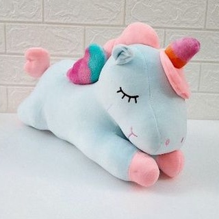 ตุ๊กตาม้ายูนิคอร์น Unicorn ขนาด16" สีเขียวพาสเทล(ของใหม่)