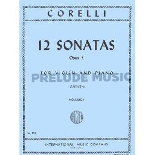 (Violin and Piano) Corelli, A: Twelve Sonatas Volume 1 op.5 (IMC908)