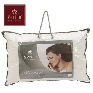 PERICO หมอนหนุน  Mi Sense รุ่น Gentle สีขาว เนื้อผ้าผลิตจาก Cotton Down Proof  ระดับความนุ่มหมอนโรงแรม5ดาว