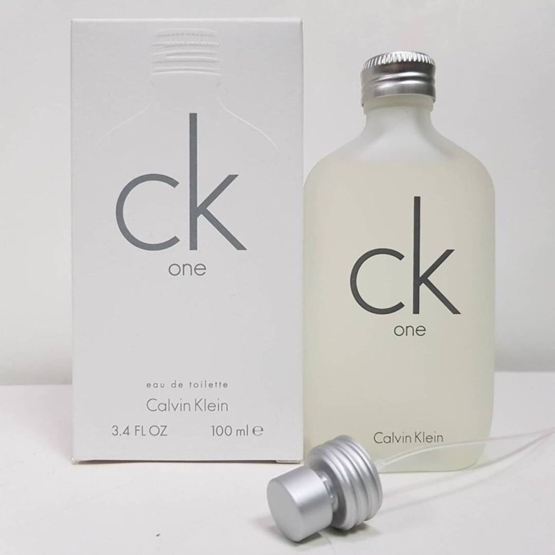 🔥พร้อมส่ง🔥แท้100%🔥ซื้อ 2 ขวดแถมทอง 0.1 กรัม 1 แผ่นCALVIN KLEIN นำ้หอม CK One Eau De Toilette 100 ml.