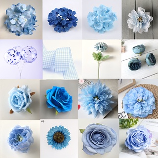 Christmas Wedding Blue Flower Artificial Flower Decoration Wedding Decoration Artificial Flowers