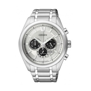 ﻿CITIZEN นาฬิกาผู้ชาย Eco-Drive Chronograph Super Titanium CA4011-55A