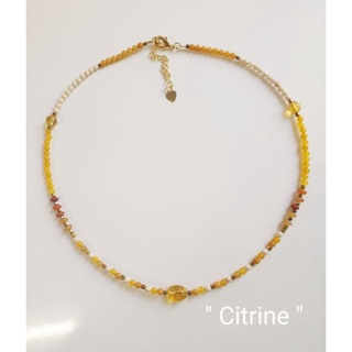 สร้อยคอ (NL007) "CITRINE"ซิทรีน