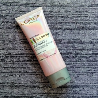 ลอรีอัล ปารีส ไกลโคลิค-ไบรท์ โกลว์อิ้ง เดลี่ คลีนเซอร์ โฟม Loreal Glycolic-Bright Glowing Daily Cleanser Foam 100 มล.