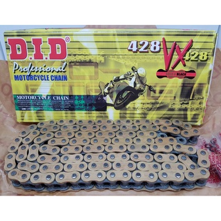 โซ่ 428 จำนวน 130 ข้อ สีทองหมุดดำ (DID VXGB Premium X-Ring) รหัสสินค้า: AC4526