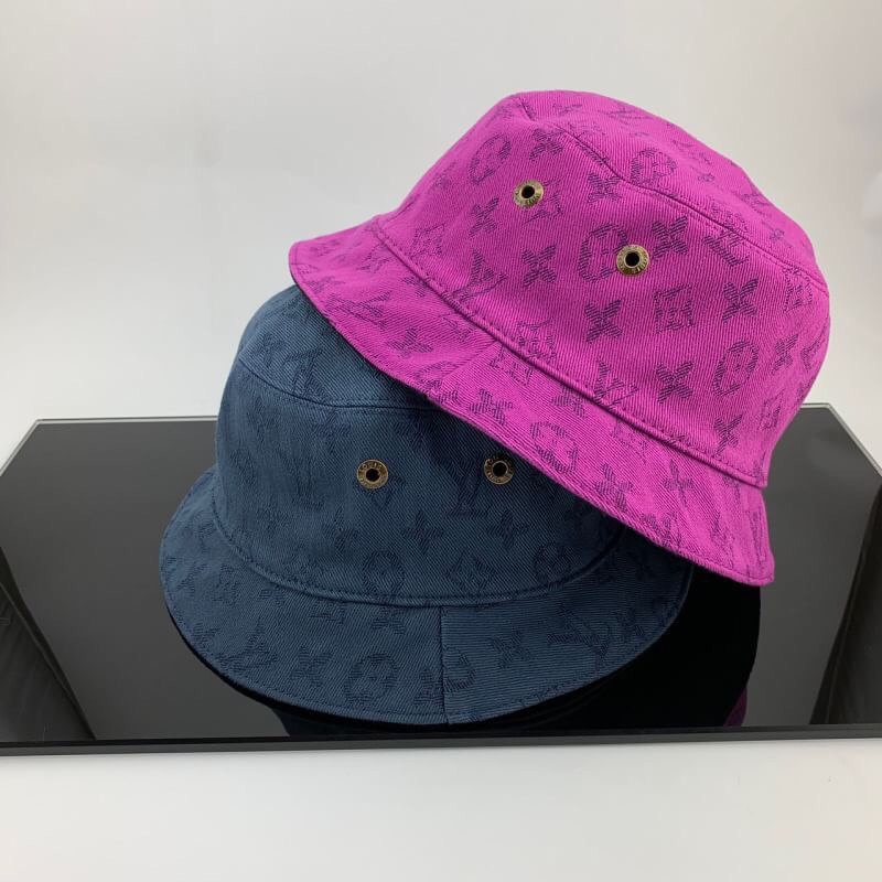 LOUIS VUITTON MONOGRAM REVERSIBLE DENIM BUCKET HAT หมวกบักเก็ต หลุยส์วิตตอง ลายโมโนแกรม | Shopee ...