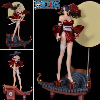 Figure ฟิกเกอร์ Model โมเดล One Piece วันพีซ เต็มพิกัดสลัดจอมลุย วันพีช Boa Hancock โบอา แฮนค็อก Wano Kunoichi Battle