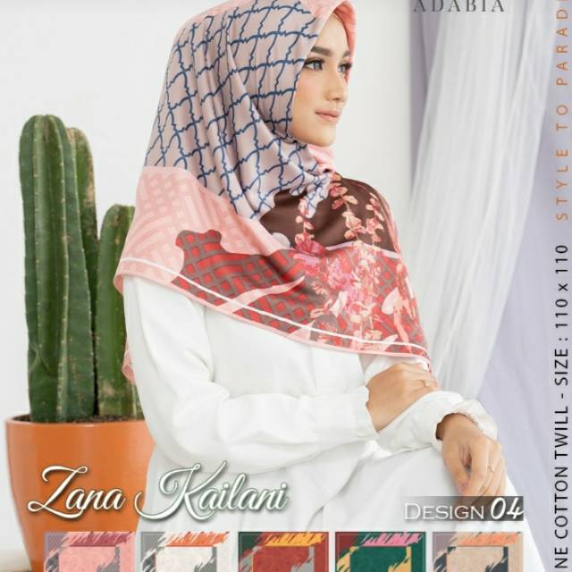 สี่เหลี่ยม Zana kailani โดยผ้าพันคอ adabia