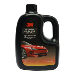 3M แชมพูล้างรถ น้ำยาล้างรถ PN39000W สูตรผสมแวกซ์ 2in 1 ทั้งล้างและเคลือบเงาในขั้นตอนเดียว 1000ml.