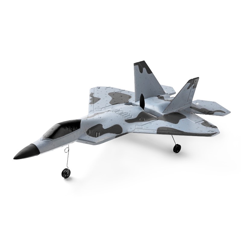 เครื่องบินบังคับ WLtoys A180 เครื่องบินบังคับวิทยุ มอเตอร์บัตรเลทระบบไฟฟ้า F-22A RAPTOR-3CH 3D6G