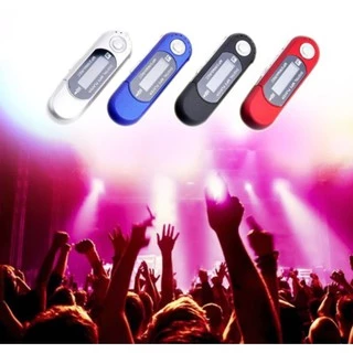 เครื่องเล่น MP3 Player Sport Digital Music ฟังวิทยุได้ อัดเสียงได้ ใส่ถ่าน AAA พร้อมความจุ 4GB+หูฟัง+กล่องพกพา