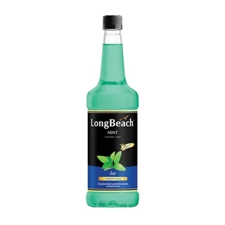 ลองบีชไซรัปไม่มีแคลอรี่มิ้นท์ (740 ml) LongBeach Zero Calories Mint Syrup ไม่มีน้ำตาล/ ไม่มีแคลอรี่/ 0 Kcal