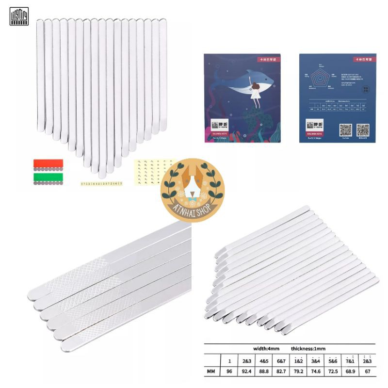 💕พร้อมส่ง💕 คีย์ Lingting 17 ลิ่ม kalimba diy ลิ่มคีย์เปลี่ยน