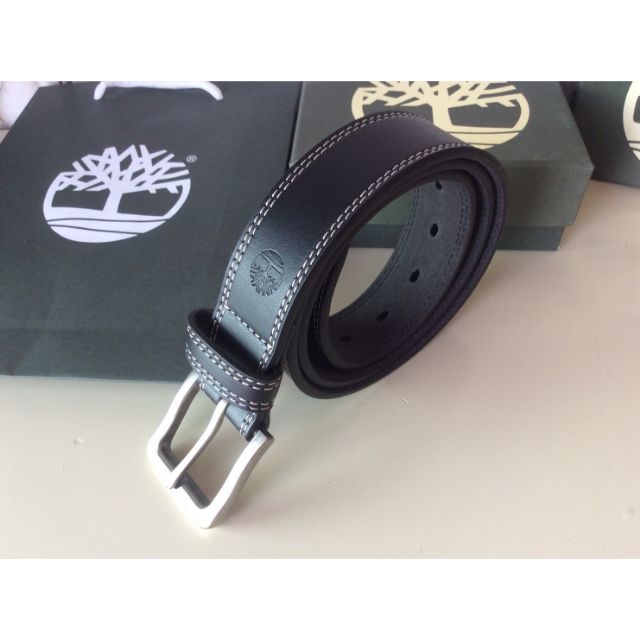 Timberland Mens Casual Belt Boot Cut Leather Rugged Classic Jean Belt