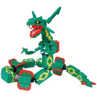 ตัวต่อ NanoBlock รูปโปเกมอน Rayquaza สไตล์ญี่ปุ่น DX NBPM_074