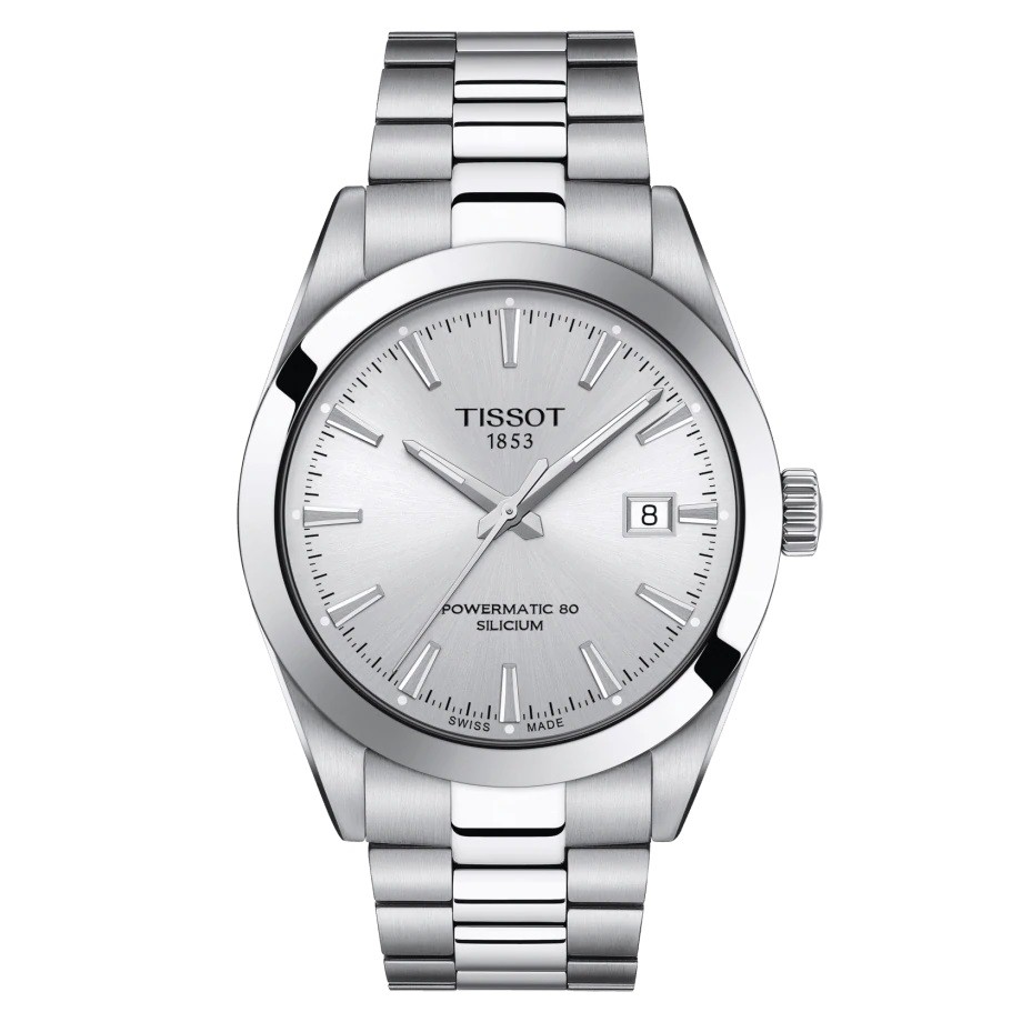 Tissot Gentleman Automatic ทิสโซต์ เจนเทิลแมน สีเงิน เงิน T1274071103100 นาฬิกาผู้ชาย