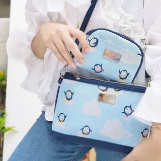 Crossbody Bag กระเป๋าสะพายข้างลายPenguin