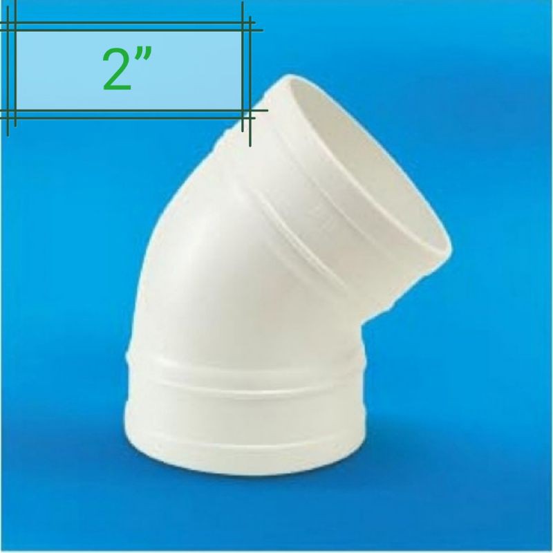 2" UPVC ELBOW 45 DEGREE - ระบบท่อและอุปกรณ์ฟิตติ้ง