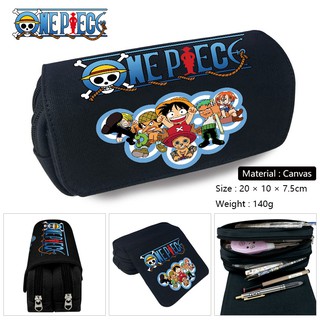 One Piece Luffy 3D กระเป๋าดินสอนักเรียนการ์ตูนแฟชั่น