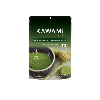 คาวามิมัทฉะ 100% ขนาด 100 กรัม. KAWAMI Matcha Powder 100% size 100 g.
