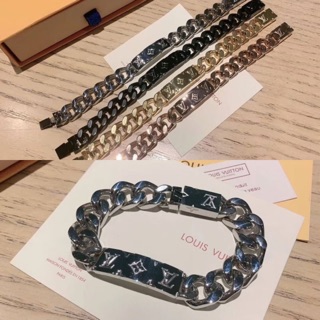 กำไลข้อมือโซ่Brandname เกรดHIEND 1:1 สลับแท้ Full set เอกสารครบ ปั้มทุกจุด ถ่ายจากงานจริง👍🏼💕
