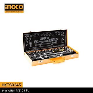 INGCO ชุดลูกบล็อค 1/2 นิ้ว 24 ชิ้น รุ่น HKTS0243 (Socket set)