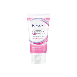 บิโอเร สปีดี้ ไมเซลล่า คลีนซิ่ง โฟม มอยส์เจอร์ ซอฟท์ 90ก Biore Speedy Micellar Cleansing Foam - Moisture Soft 90g