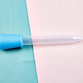 Sanx หลอดดูดดรอปเปอร์พลาสติก 5 มล Dropper. 10 ชิ้น