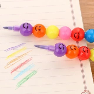 ดินสอและสีเทียนน้ำเต้า7สีน่ารักเปลี่ยนไส้ได้ ดินสอ อุปกรณ์การเรียน