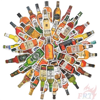 ❉ Beer Beverage Whiskey Bottle Series 02 Winebottle Art สติ๊กเกอร์ ❉ 50Pcs/Set DIY Fashion Doodle Decals สติ๊กเกอร์